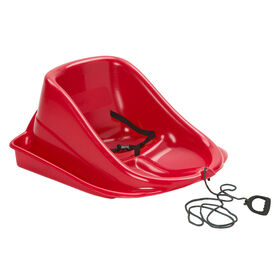 Luge Snowflake pour bebe avec harnais de sécurité d'ERA, Rouge