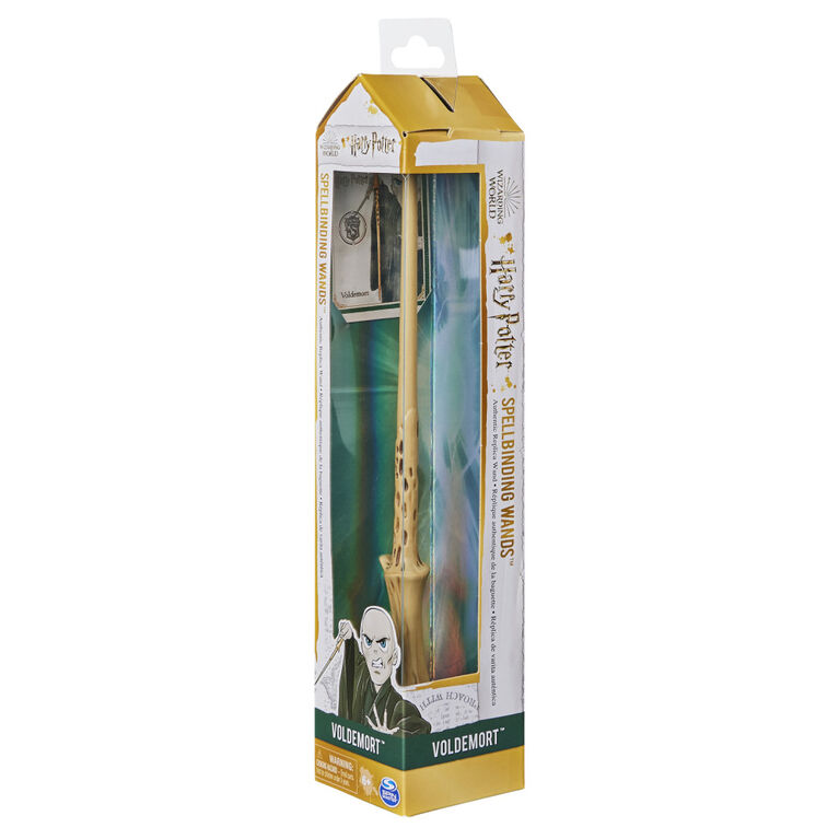 Wizarding World Harry Potter, 12-inch Spellbinding Voldemort Wand with Collectible Spell Card