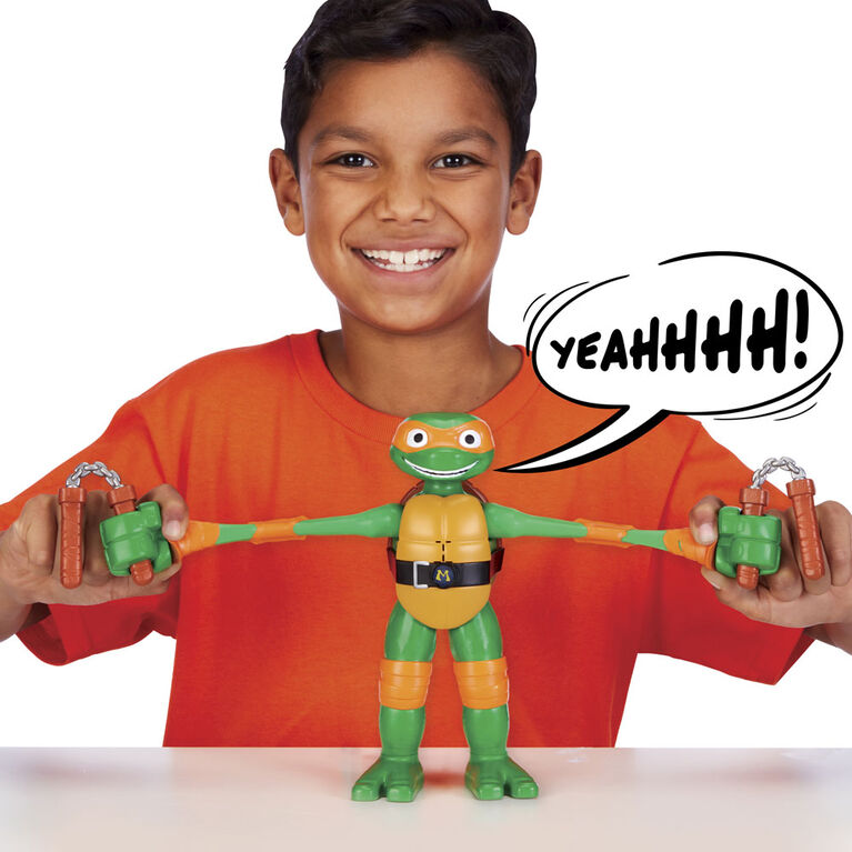 Tales of Teenage Mutant Ninja Turtles: Figurine Michelangelo Stretch N Shout - R Exclusivité