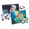 Disney Princess, 100-Piece Reversible Jigsaw Puzzle Double-Sided The Little Mermaid Ariel and Ursula