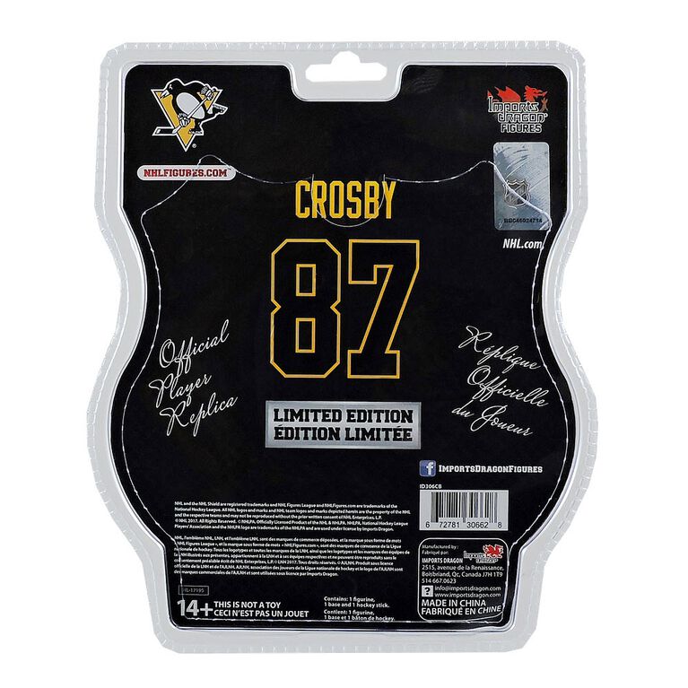Sidney Crosby Pittsburgh Penguins Stanley Cup Champions 2017 6" NHL Figure