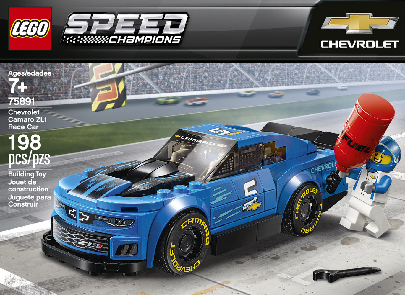 Lego speed champions 75891 chevrolet 2025 camaro zl1 race car