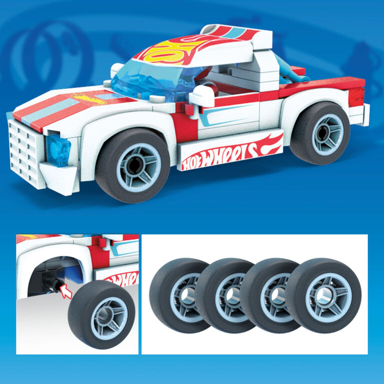 Mega Construx - Hot Wheels Rodger Dodger et Hot Wheels Racing