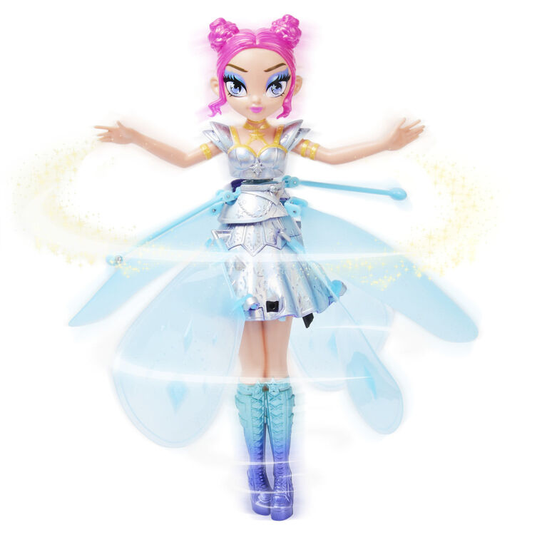 Hatchimals Pixies, Crystal Flyers Starlight Idol Magical Flying Pixie, Jouet avec lumières