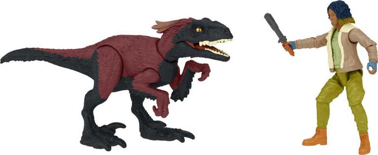 Jurassic World Human and Dino Pack Kayla Watts and Pyroraptor
