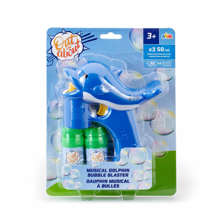 Out and About Musical Bubble Blaster Dolphin - R Exclusive