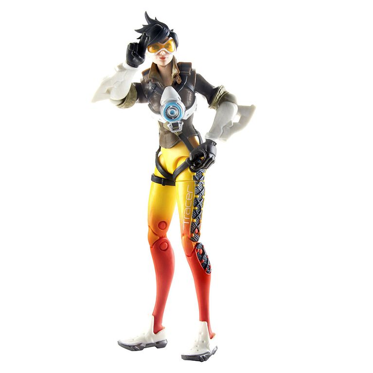 Overwatch Ultimates Series - Figurine articulée de collection Tracer de 15 cm.