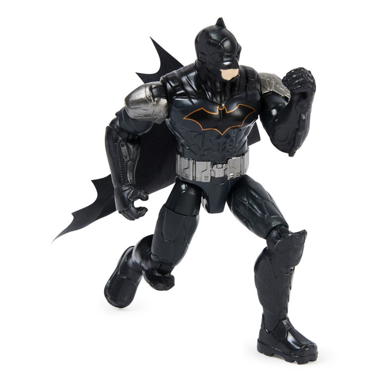 DC Comics, 4-inch Combat Batman Action Figure with 3 Mystery Accessories