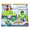 Marvel Spidey and His Amazing Friends Hulk Action Figure and Smash Truck Vehicle