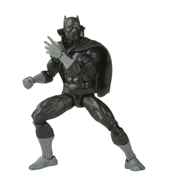 Marvel Legends Series Classic Comics Black Panther 6-inch Marvel Comics Action Figure Toy, 2 Accessories, 1 Build-A-Figure Part