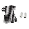 B Friends - Breton Stripe Dress Fashion Clothes for 18-inch Doll - R Exclusive