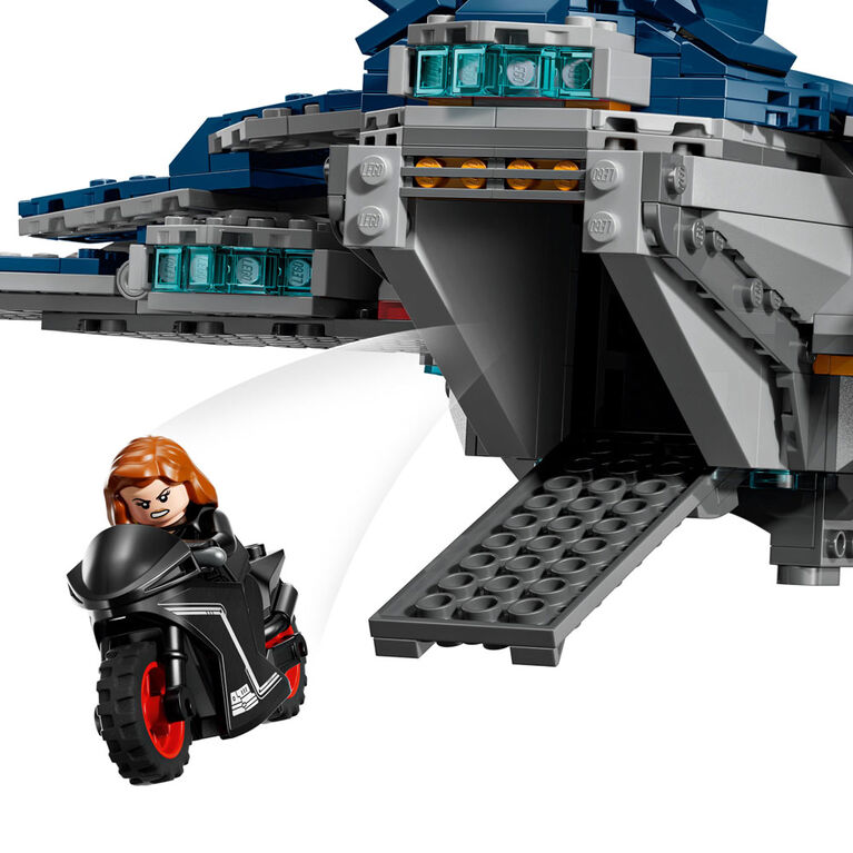 LEGO Marvel Avengers: Age of Ultron Quinjet - Kids Toy With Collectible Marvel Action Figures - 76325
