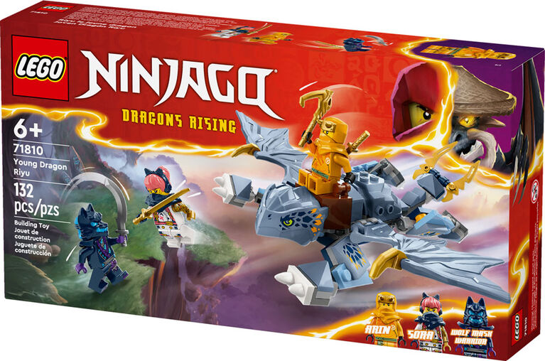 LEGO NINJAGO Young Dragon Riyu Ninja Toy Set 71810