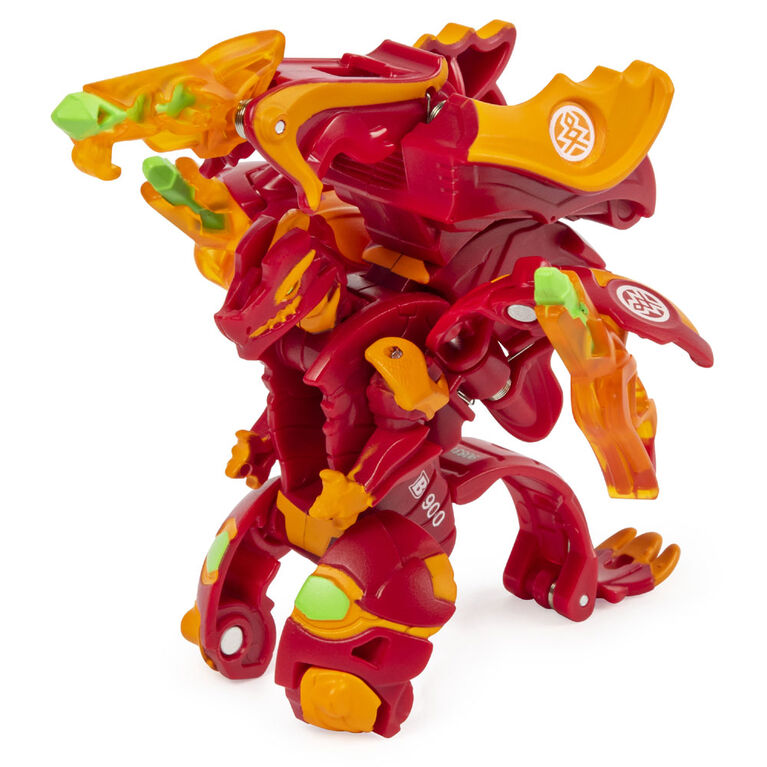 Bakugan Ultra, Dragonoid avec équipement Baku-Gear transformable, Figurine Armored Alliance articulée de 7,5 cm à collectionner