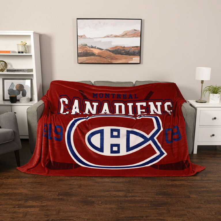 NHL Montreal Canadiens Arena Blanket, 66" x 90"