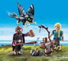 Playmobil - How To Train Your Dragon -  Harold et Astrid avec un bébé dragon