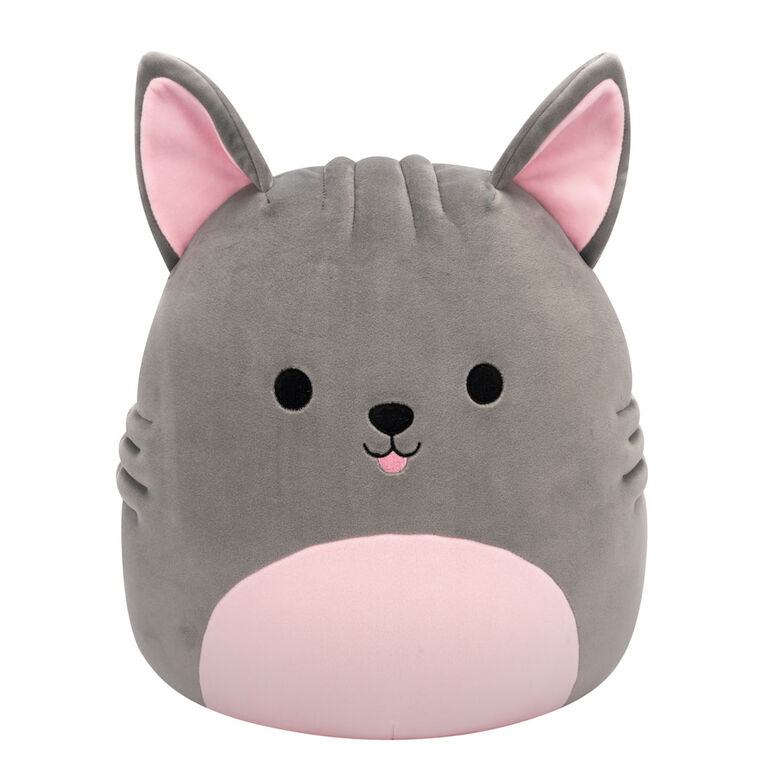 Squishmallows 12" Plush - Aphrodite the Grey Hairless Dog with Pink Belly