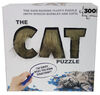 Cat Puzzle with Faux Fur and Dry-Erase Speech Bubbles 300 Piece