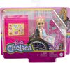 Barbie- Chelsea- Poupée et fauteuil roulant