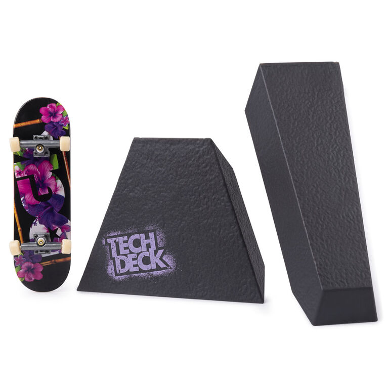 Tech Deck, Street Hits, Mini-planche &agrave; roulettes DGK Skateboards avec obstacle sculpture