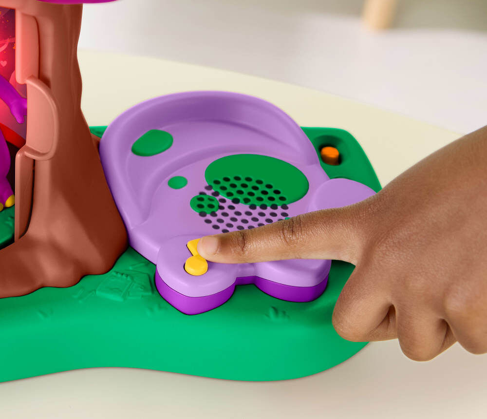 Fisher-Price Barney's World Lights & Sounds Treehouse Playset with Figures for Preschool Kids, Multilanguage Version