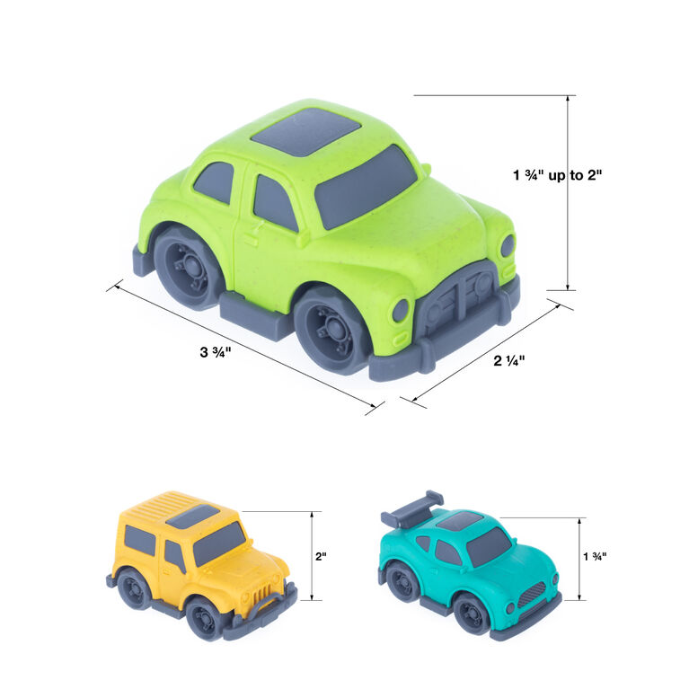 Earthtastic Mini Vehicles - 1 per order, colour may vary (Each sold separately, selected at Random)