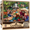 MasterPieces 300 Piece EZ Grip Jigsaw Puzzle - Campsite Trouble - 18"x24"