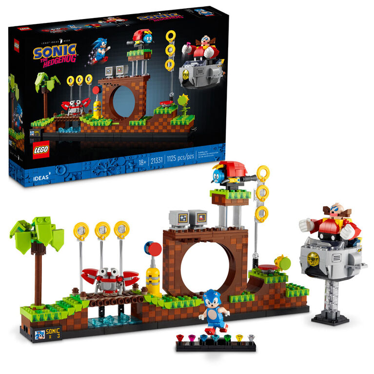 LEGO Ideas Sonic the Hedgehog - Green Hill Zone 21331 Building Kit (1,125 Pieces)