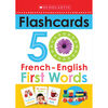 Scholastic Early Learners: French-English 50 First Words Flashcards - &Eacute;dition anglaise