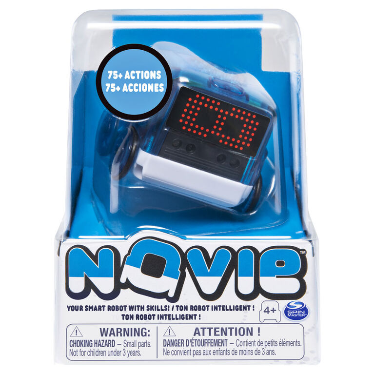 Novie, Interactive Smart Robot with Over 75 Actions and Learns 12 Tricks (Blue)