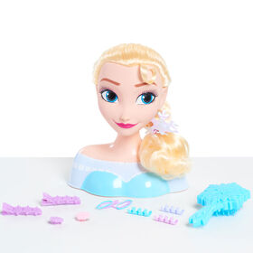 T&ecirc;te de Coiffure d'Elsa de La Reine des Neiges de Disney