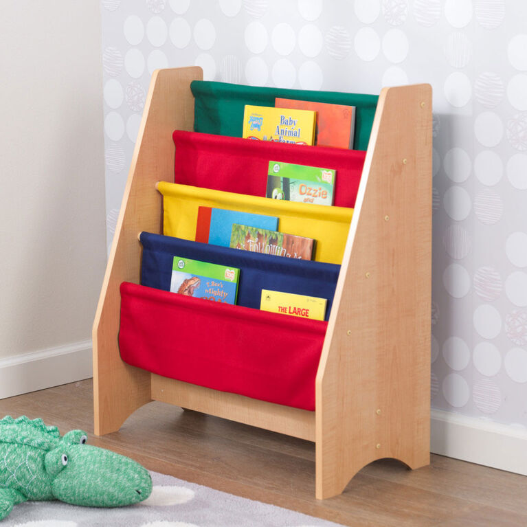 Kidkraft Sling Bookshelf Primary Natural Toys R Us Canada