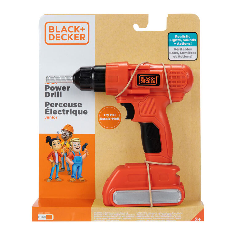 Black & Decker Jr POWER DRILL - Electronic Toy + Lights Sounds & Action  🌟NEW🌟