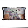 Star Wars The Mandalorian The Child Baby Yoda Jumbo Funky Fur Pillow