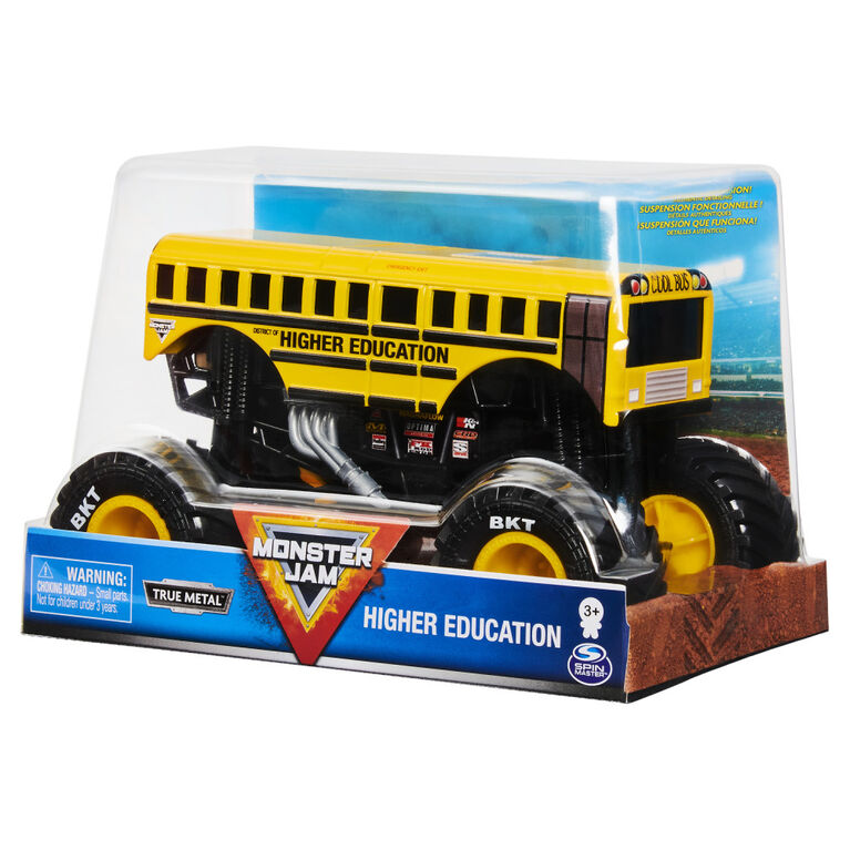 Monster Jam, Official Higher Education Monster Truck, Die-Cast Vehicle, 1:24 Scale