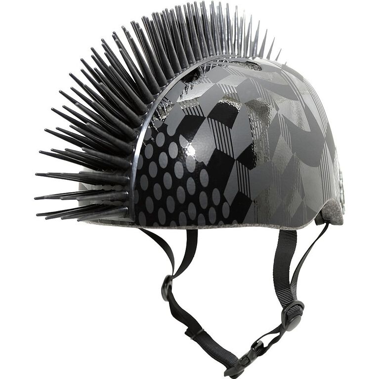 Krash Cube - Casque pour jeune 8+ (Adapté aux tours de tête de 54 à 58 cm) - Hurt Hawk - Noir