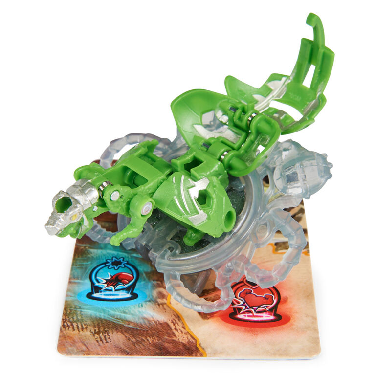 Bakugan, Special Attack Trox, figurine articulée personnalisable rotative et cartes à collectionner