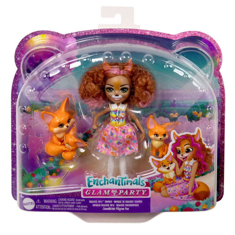 Enchantimals-Famille de Renards Gala Enchanté-Poupée et figurines - Notre exclusivité