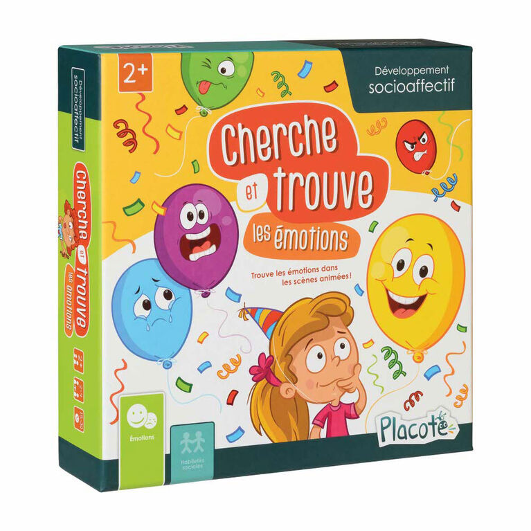Placote - Seek & Find Emotions - educational game - French Edition