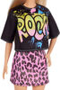 Barbie Fashionistas Doll with Long Blonde Hair Wearing "Rock" Graphic T-Shirt