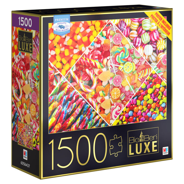 Puzzle Big Ben Luxe de 1500 pièces, Bonbons