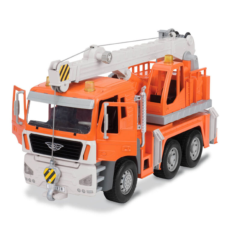 Driven, Toy Crane Truck with Lights and Sounds