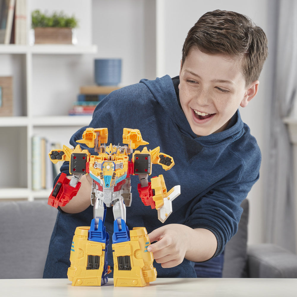 transformers cyberverse spark armor ark power optimus prime figure
