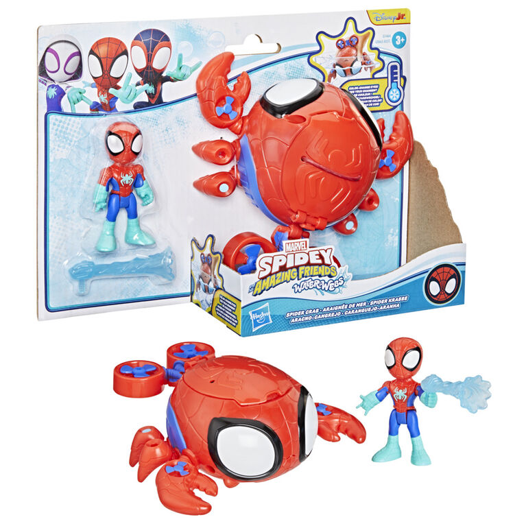 Marvel Spidey and his Amazing Friends Water-Webs Spider Crab Submarine Toy