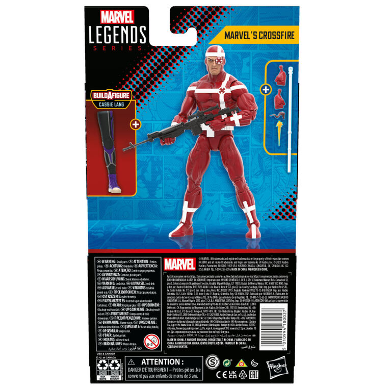 Hasbro Marvel Legends Series Marvel's Crossfire, Marvel Comics Marvel Legends Action Figures, 6 Inch