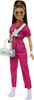 Barbie Doll in Trendy Pink Jumpsuit with Accessories and Pet Puppy