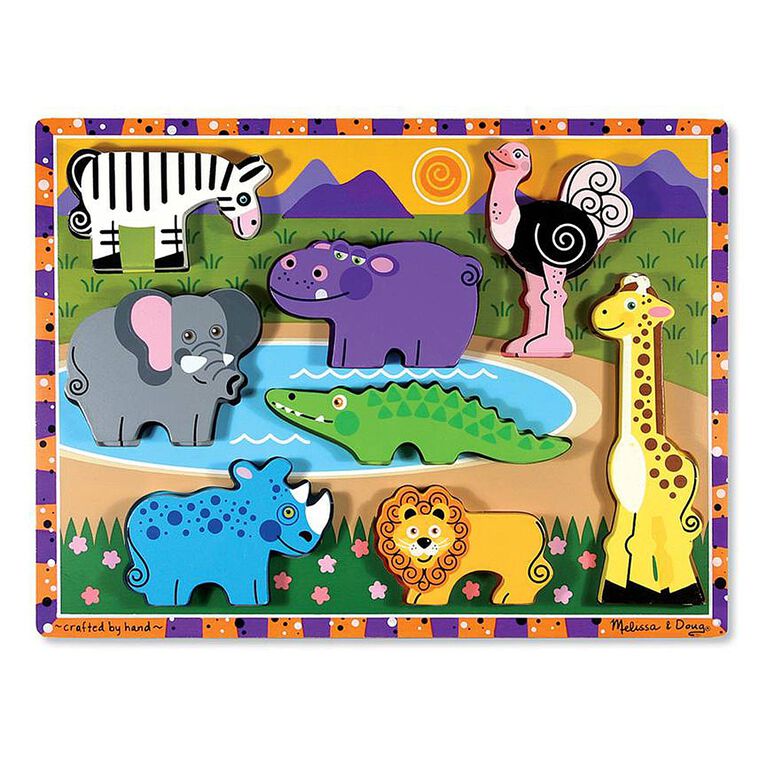 Melissa & Doug - Casse-tête épais Safari