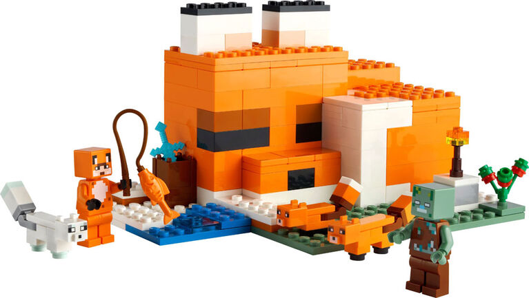 LEGO Minecraft Le refuge renard 21178 Ensemble de construction (193 pièces)