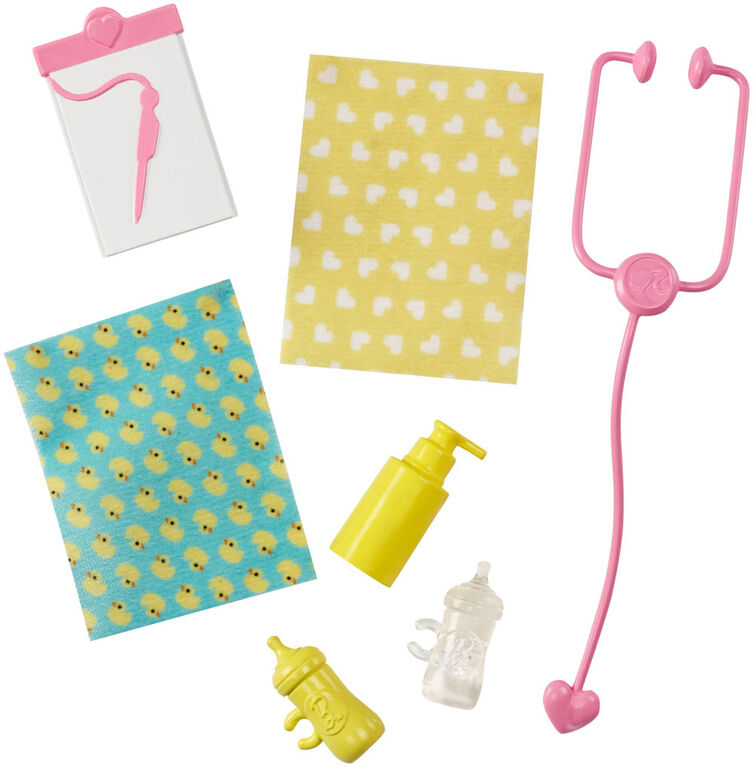 Barbie - Coffret de jeu Barbie Pédiatre.