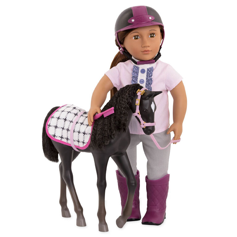 Cheval noir sur bâton Cheval noir jouet pour enfants -  Canada